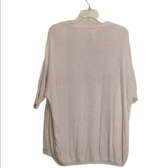 Gilligan Waffle knit open front oatmeal cardigan - Picture 2 of 6